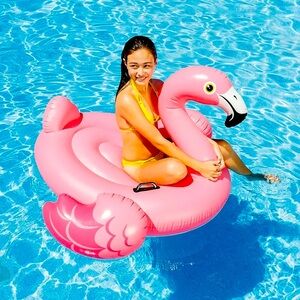 Pink Flamingo Pool Float